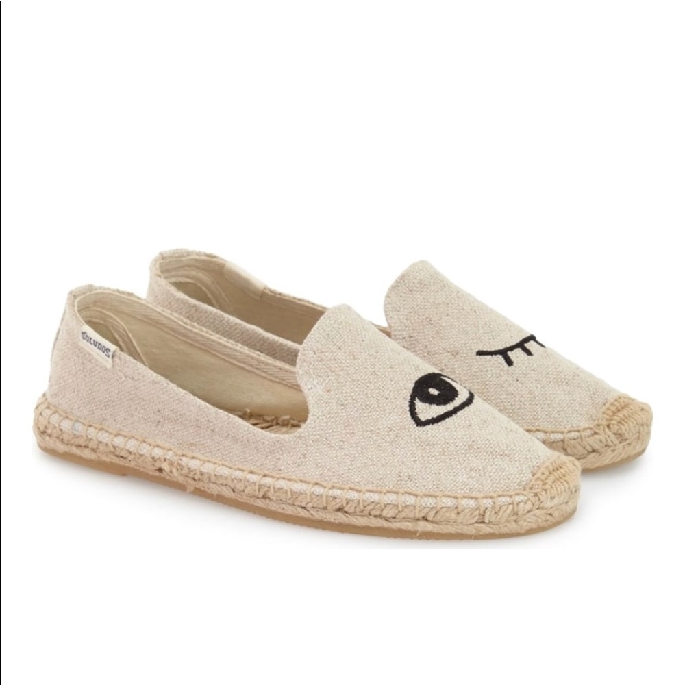 Worn once Soludo Flats